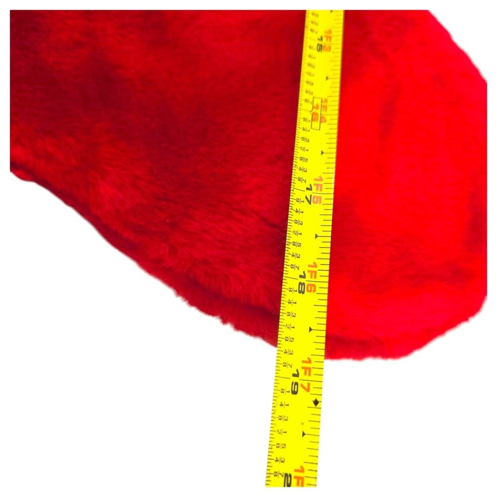 Coca-Cola Christmas Stocking Cavanagh Coke Brand Red Plush 18" Gold Bell Accents - Picture 5 of 9